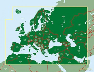 Railways + Ferries Railway Map Europe [KSIĄŻKA]