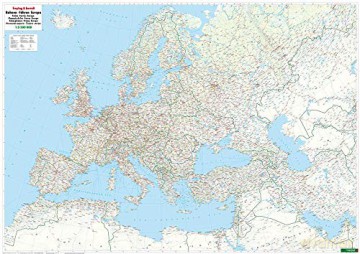 Railways + Ferries Railway Map Europe [KSIĄŻKA]
