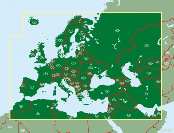 Railways + Ferries Railway Map Europe [KSIĄŻKA]