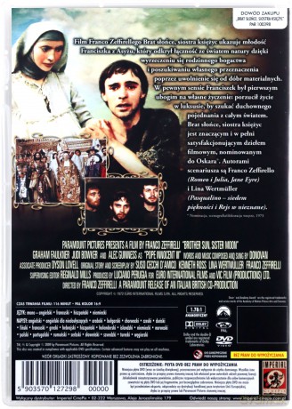 Brat słońce, siostra księżyc [DVD]