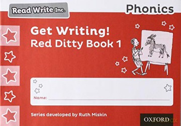 Read Write Inc. Phonics: Get Writing! Red Ditty Book 1 Pack of 10 - Ruth Miskin;Tim Arch [KSIĄŻKA]