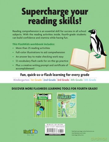 Reading Comprehension Grade 4 - Flash Kids Editors [KSIĄŻKA]