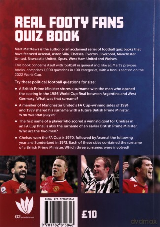 Real Footy Fans Quiz Book - Matt Matthews [KSIĄŻKA]