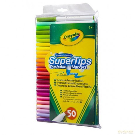 Crayola Markery 50 Sztuk [ZABAWKA]