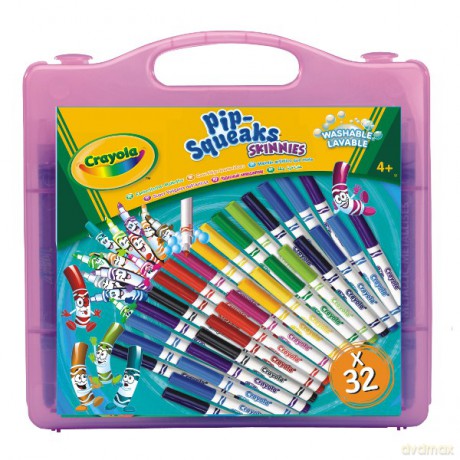 Crayola Mini Markery W Walizce 32 Szt [ZABAWKA]