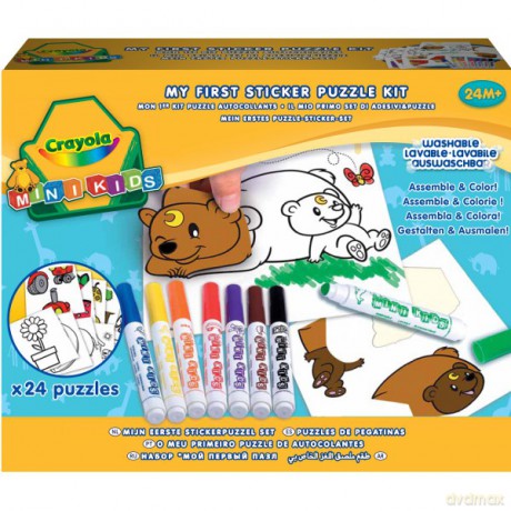 Crayola Mój 1 Zestaw Puzzle I Naklejki [ZABAWKA]