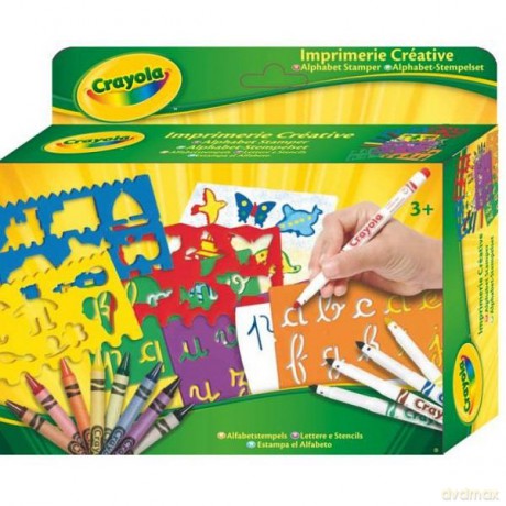 Crayola Zestaw Szablony Z Alfabetem [ZABAWKA]