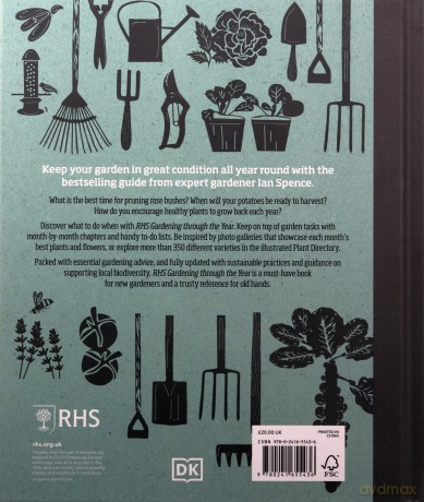Rhs Gardening Through The Year - Ian Spence [KSIĄŻKA]