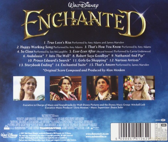 Enchanted soundtrack (Zaczarowana) [CD]