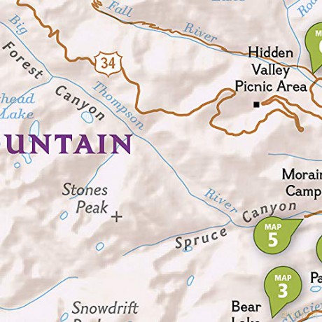 Rocky Mountain Np Day Hikes Map - Unknown [KSIĄŻKA]