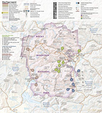 Rocky Mountain Np Day Hikes Map - Unknown [KSIĄŻKA]