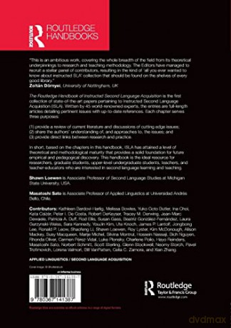 Routledge Handbook Of Instructed Second - Shawn Loewen [KSIĄŻKA]