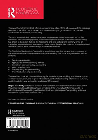 Routledge Handbook Of Peacebuilding - Roger Mac Ginty [KSIĄŻKA]