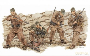 Dragon Gebirgsjger Defense Gustav Line [ZABAWKA]