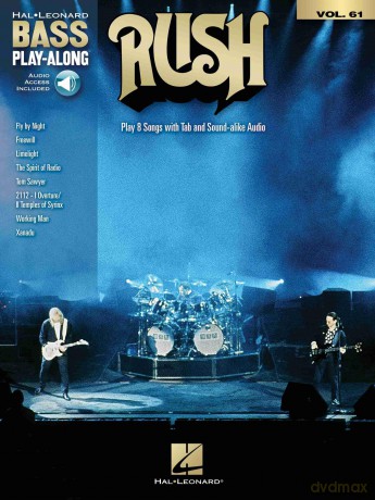 Rush. Hal Leonard Bass Play-Along Volume 61. Book/Audio-Online - Geddy Lee [KSIĄŻKA]