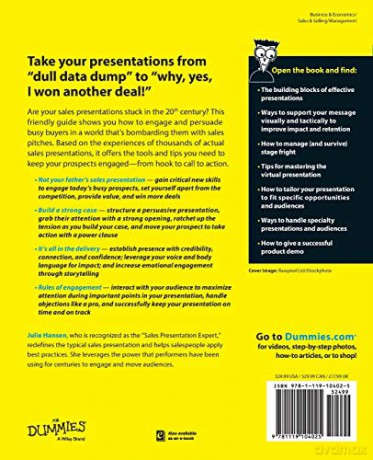 Sales Presentations For Dummies - Consumer Dummies [KSIĄŻKA]