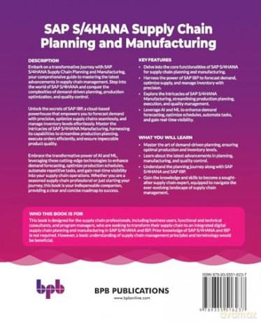 SAP S/4HANA Supply Chain Planning and Manufacturing: Explore digital transformation using SAP IBP and SAP S/4HANA (English Edition) - Dr. Ankush Agrawal [KSIĄŻKA]