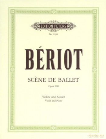 Scene De Ballet Op 100 - Charles-A De Beriot [KSIĄŻKA]