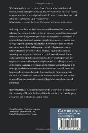 Second Language Speech Learning - Edited By Ratree Way [KSIĄŻKA]