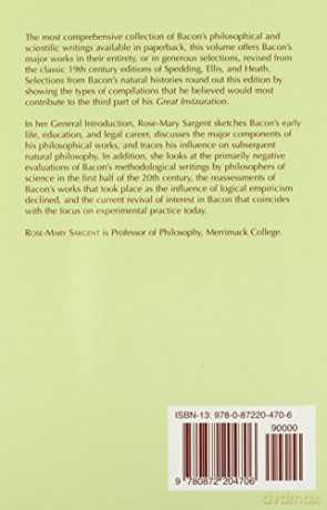 Selected Philosophical Works - Bacon Francis [KSIĄŻKA]