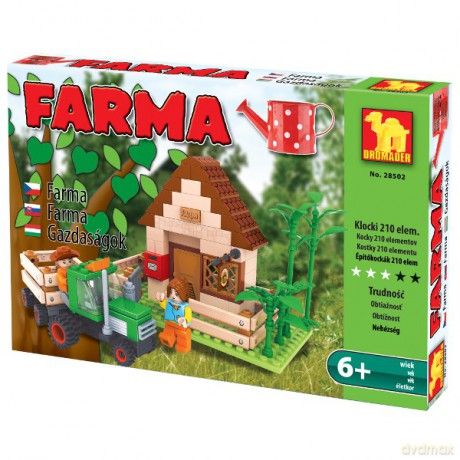 Dromader Klocki Farma 210 El. [KLOCKI]