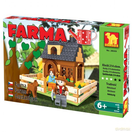 Dromader Klocki Farma 214 El. [KLOCKI]