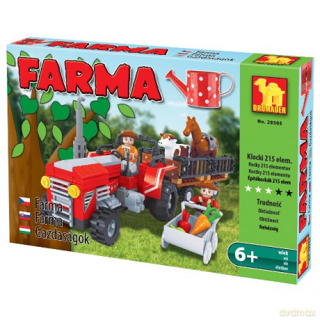 Dromader Klocki Farma 215 El. [KLOCKI]