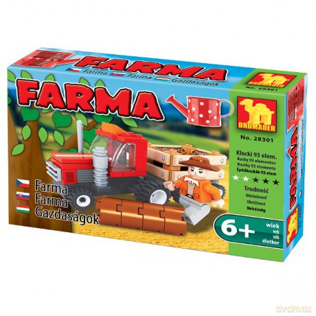 Dromader Klocki Farma 91 El. [KLOCKI]