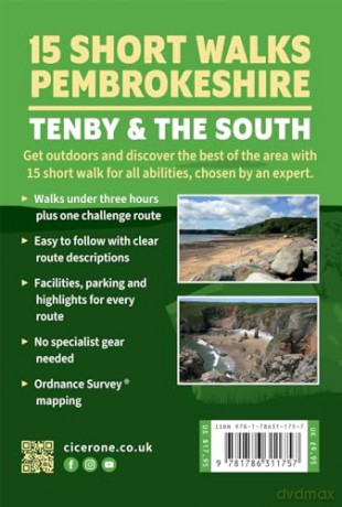 Short Walks in Pembrokeshire: Tenby and the south - ennis Kelsall [KSIĄŻKA]