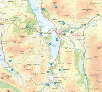 Short Walks in the Lake District: Keswick, Borrowdale and Buttermere - Vivienne Crow [KSIĄŻKA]