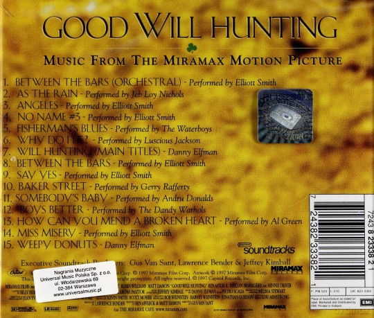 Good Will Hunting soundtrack (Buntownik z wyboru) [CD]
