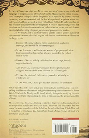 Six Women Of Salem - Marilynne K. Roach [KSIĄŻKA]