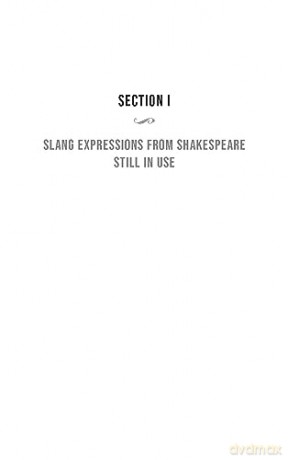 Slang From Shakespeare - Anderson M Baten [KSIĄŻKA]