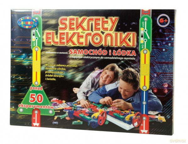 Dromader Sekrety Elekt. Samochód I Łódka [ZABAWKA]