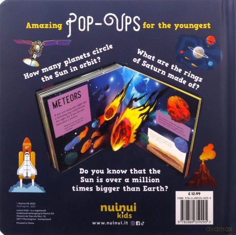 Solar System Pop Up - David Hawcock [KSIĄŻKA]