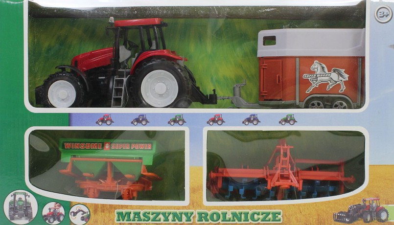 Dromader Traktor 3 Maszyny Rolnicze [ZABAWKA]
