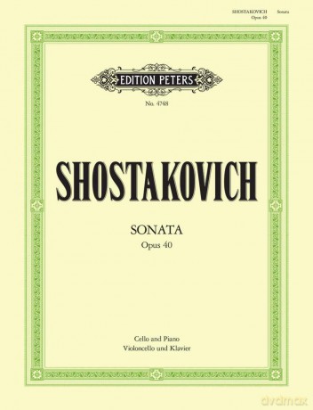 Sonata In D Minor Op 40 - Dimitr Shostakovich [KSIĄŻKA]