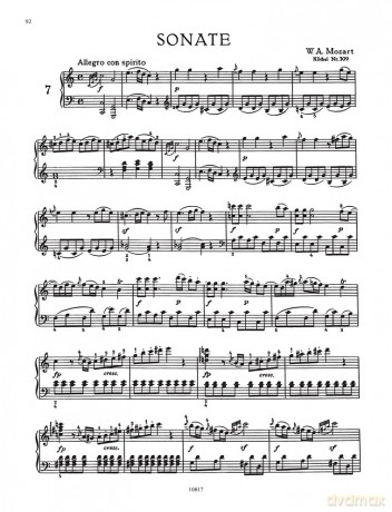 Sonatas Vol 1 - Wolfgang Ama Mozart [KSIĄŻKA]