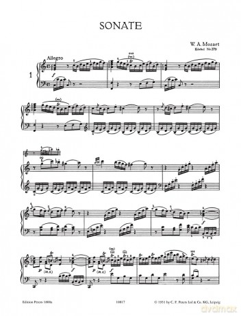 Sonatas Vol 1 - Wolfgang Ama Mozart [KSIĄŻKA]