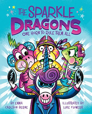 Sparkle Dragons One Horn Pb - Berne Emma Carlson [KSIĄŻKA]