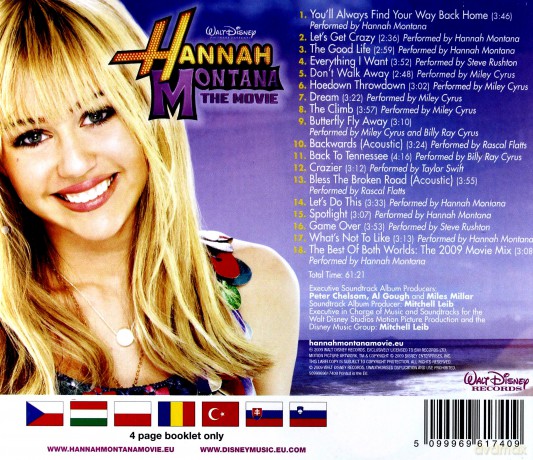 Hannah Montana The Movie (EE Version) soundtrack [CD]