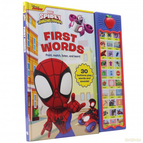 Spidey/His Amazing Friends First Words - Pi Kids [KSIĄŻKA]