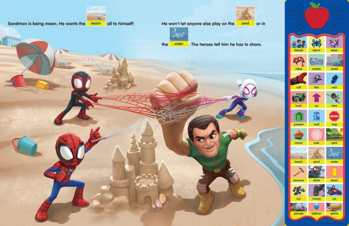 Spidey/His Amazing Friends First Words - Pi Kids [KSIĄŻKA]