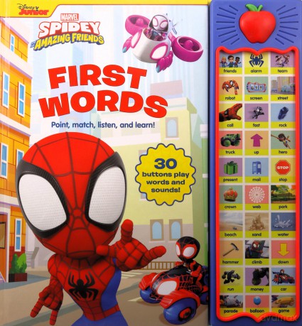 Spidey/His Amazing Friends First Words - Pi Kids [KSIĄŻKA]