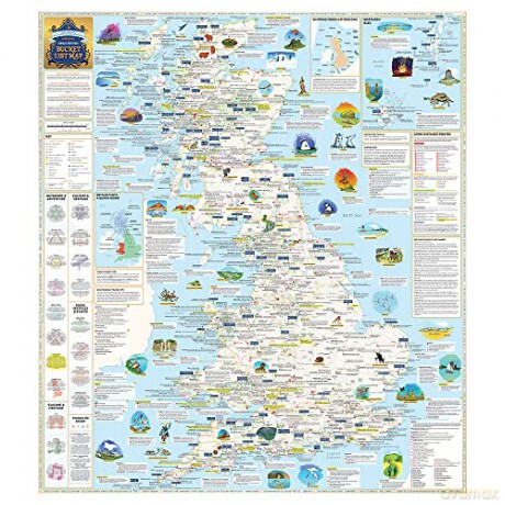 St&G's Great British Bucket List Map [KSIĄŻKA]