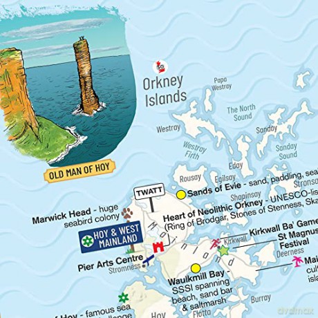 St&G's Great British Bucket List Map [KSIĄŻKA]