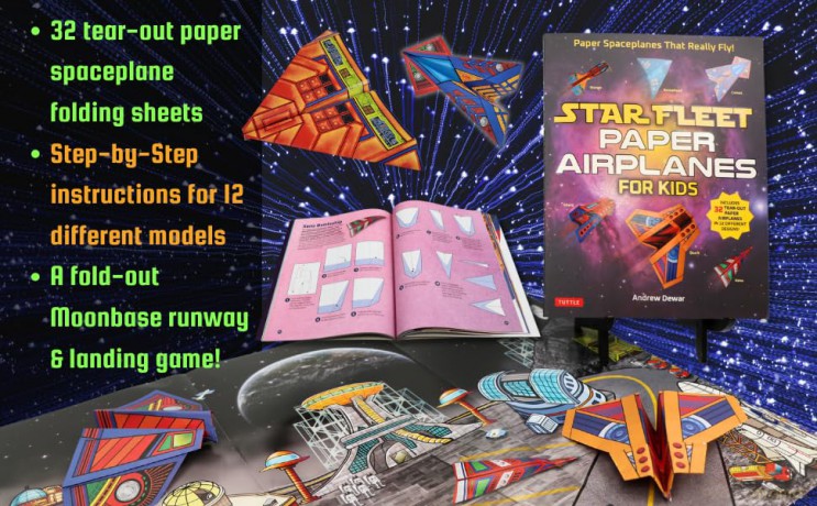 Star Fleet Paper Airplanes For Kids - Andrew Dewar [KSIĄŻKA]