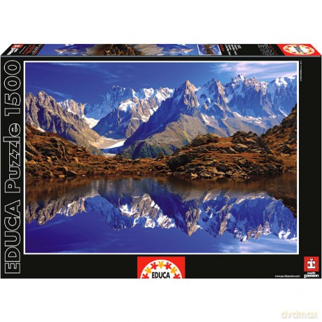 Educa 1500el. Chamonix Mont Blanc, Fran. [PUZZLE]