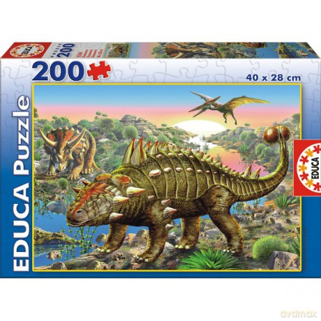 Educa 200 El.Dinozaury [PUZZLE]