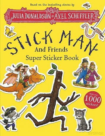 Stick Man Super Sticker Book - Julia Donaldson [KSIĄŻKA]